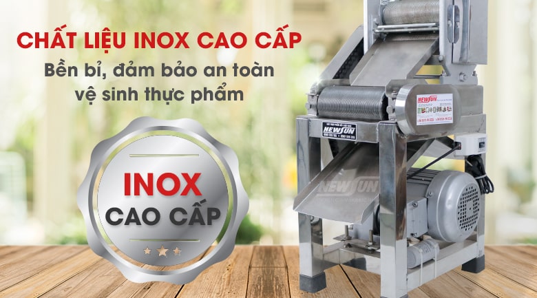 Chất liệu inox 304 cao cấp, độ bền cao và an toàn vệ sinh thực phẩm