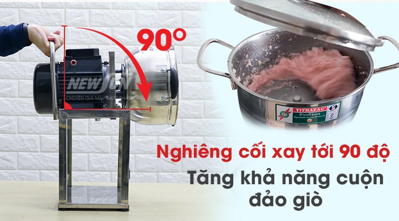 Nghiêng cối 90 độ Nghiêng cối 90 độ