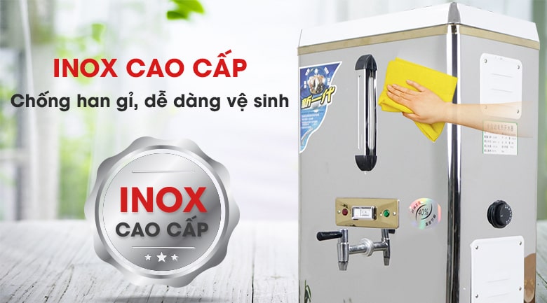 Chất liệu inox cao cấp, chống han gỉ và dễ dàng vệ sinh Chất liệu inox cao cấp, chống han gỉ và dễ dàng vệ sinh