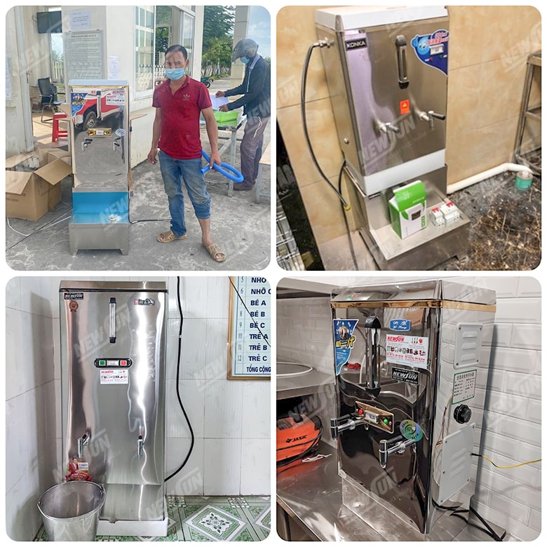Khách hàng sử dụng máy đun nước nóng công nghiệp NEWSUN Khách hàng sử dụng máy đun nước nóng công nghiệp NEWSUN