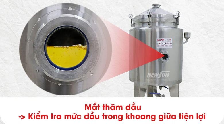 Mắt thăm dung dich truyền nhiệt (dầu hoặc nước) Mắt thăm dung dich truyền nhiệt (dầu hoặc nước)