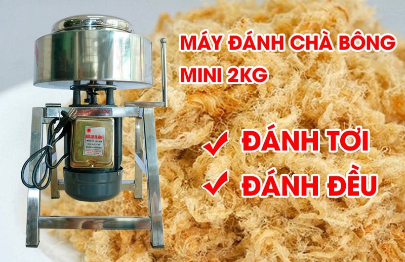 Máy đánh chà bông mini 2kg Máy đánh chà bông mini 2kg