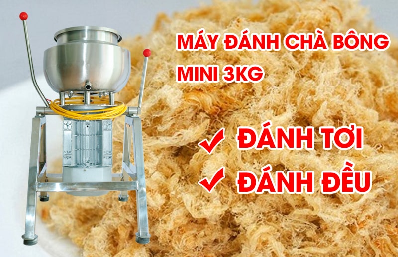 Máy làm chà bông mini 3kg