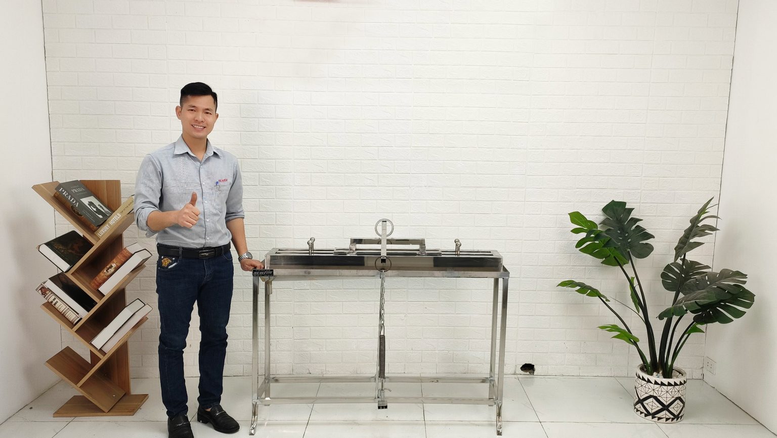 Máy ép đậu hũ bằng lò xo Việt Nam