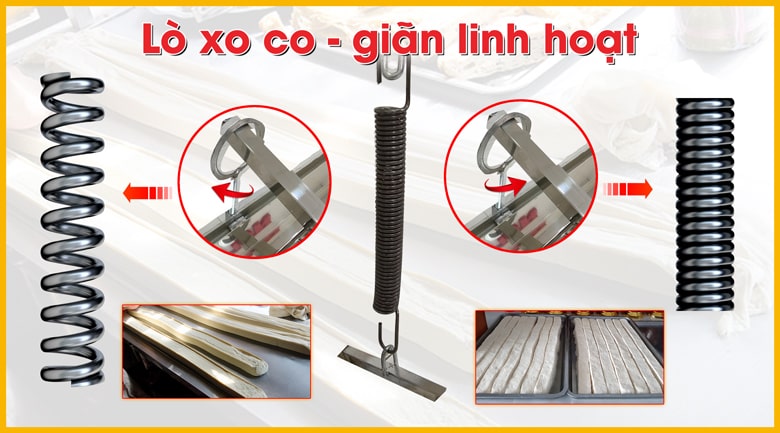 Dễ dàng điều chỉnh lực ép đậu