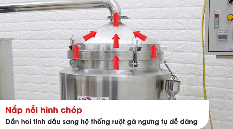 Nắp nồi hình chóp nón giúp quá trình bay hơi diễn ra dễ dàng Nắp nồi hình chóp nón giúp quá trình bay hơi diễn ra dễ dàng