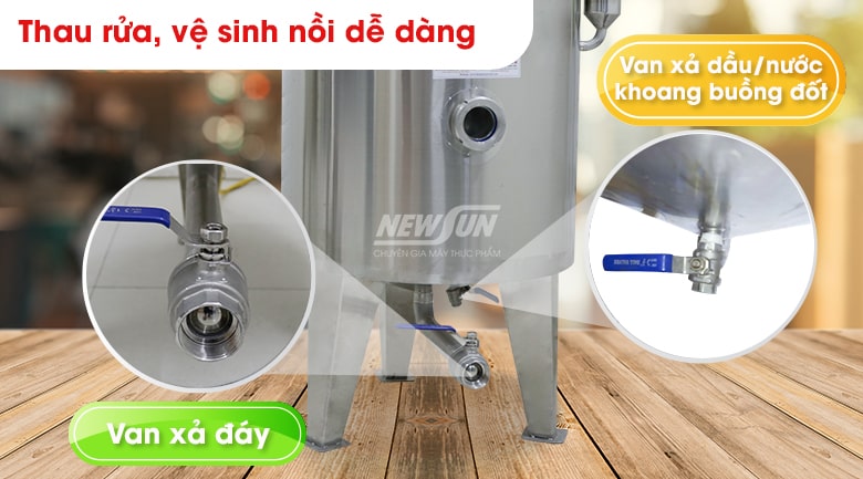 Van xả dầu/nước và van xả đáy Van xả dầu/nước và van xả đáy