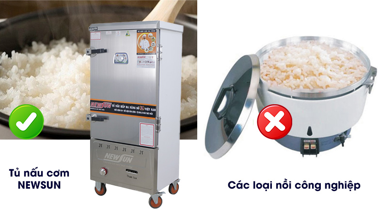 Nấu hấp nhanh chóng, tiết kiệm thời gian công sức
