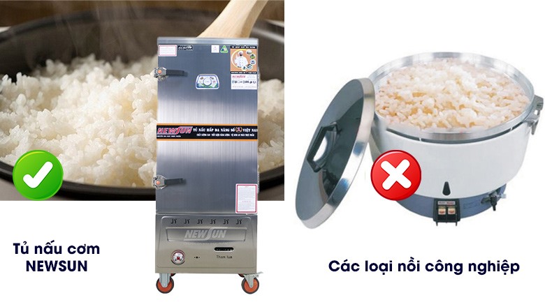 Nấu hấp nhanh chóng, tiết kiệm thời gian công sức