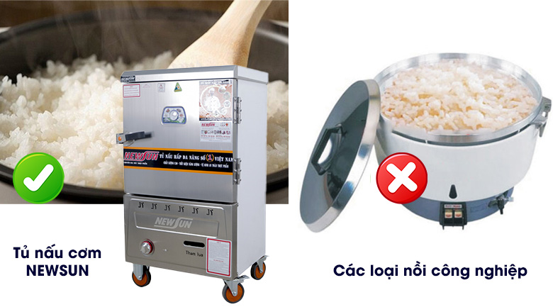 Nấu hấp nhanh chóng, tiết kiệm thời gian công sức
