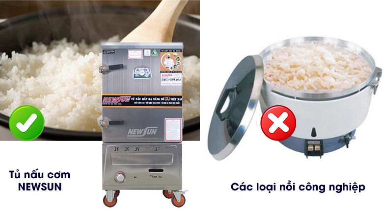 Nấu hấp nhanh chóng, tiết kiệm thời gian công sức