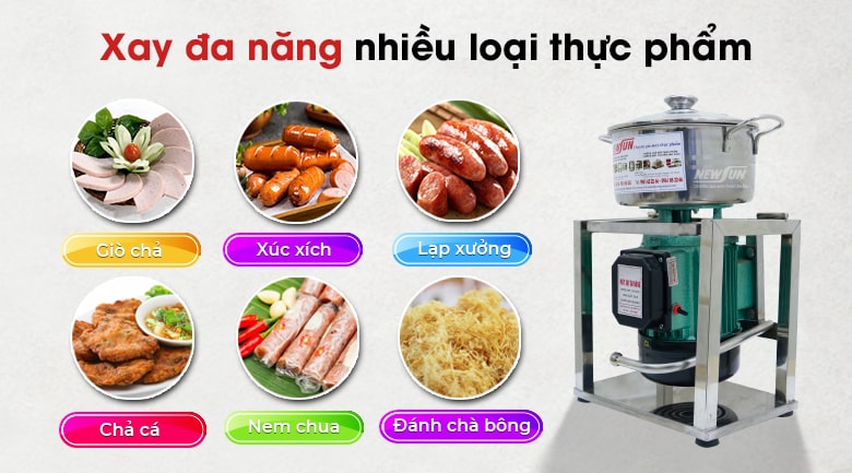 Xay đa dạng nguyên liệu Xay đa dạng nguyên liệu