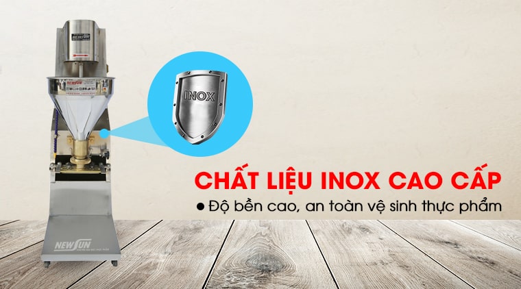 Chất liệu inox cao cấp, bền bỉ