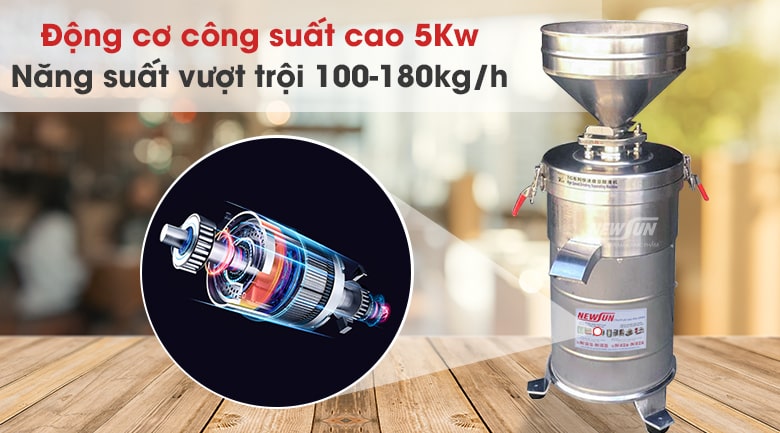 Công suất cao, máy xay mạnh mẽ cho năng suất vượt trội