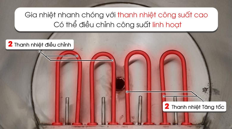 Bộ thanh nhiệt công suất cao, đun sôi nước nhanh chóng
