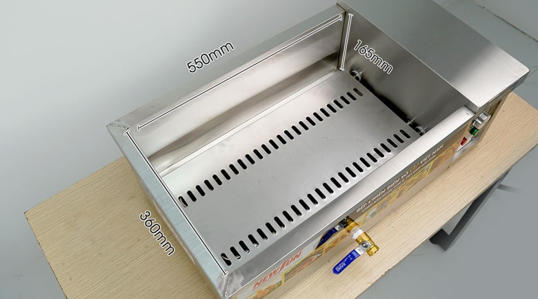 khoang chiên dung tích 25 lít