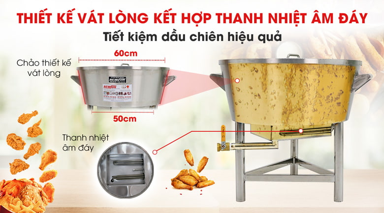 Tiết kiệm dầu hơn chảo chiên thông thường