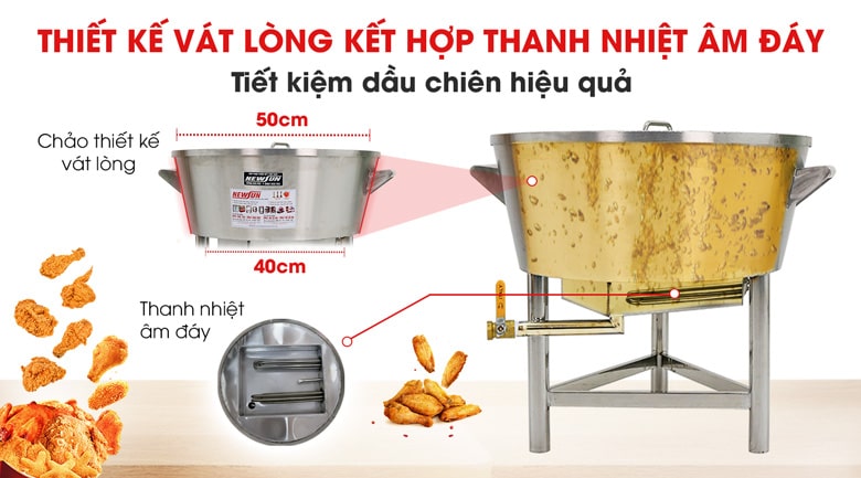 Tiết kiệm dầu hơn chảo chiên thông thường