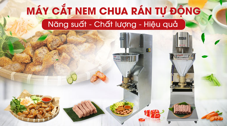 Máy cắt nem chua rán - Điện máy thực phẩm NEWSUN