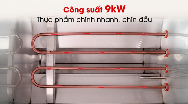 Thanh nhiệt công suất 9kW, gia nhiệt nhanh Thanh nhiệt công suất 9kW, gia nhiệt nhanh