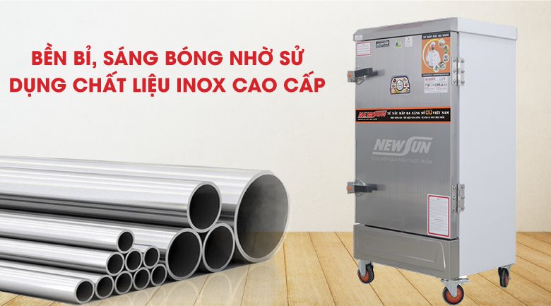 Bền bỉ lâu dài nhờ được làm từ chất liệu inox cao cấp Bền bỉ lâu dài nhờ được làm từ chất liệu inox cao cấp
