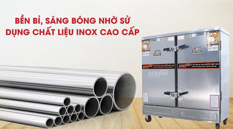 Bền bỉ lâu dài nhờ được làm từ chất liệu inox cao cấp Bền bỉ lâu dài nhờ được làm từ chất liệu inox cao cấp