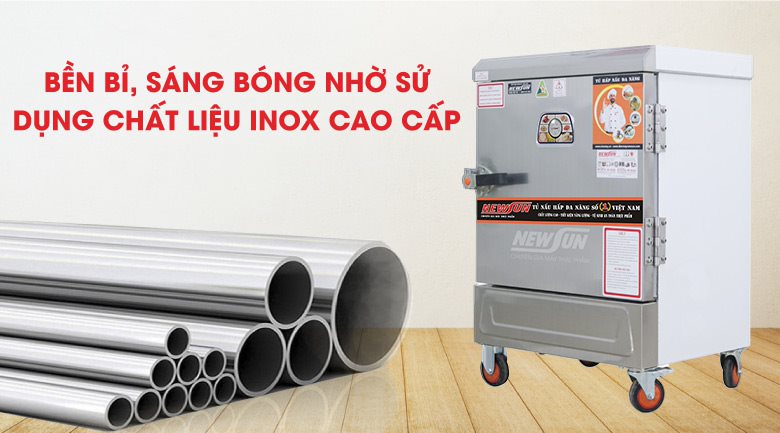 Bền bỉ lâu dài nhờ được làm từ chất liệu inox cao cấp Bền bỉ lâu dài nhờ được làm từ chất liệu inox cao cấp