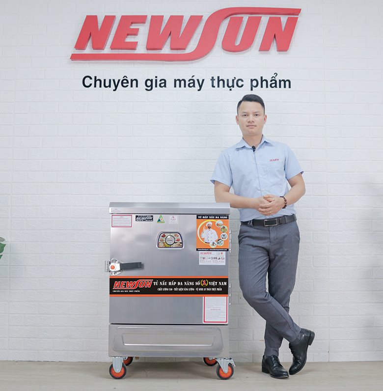 Hình ảnh thực tế tủ nấu cơm 6 khay dùng điện inox 201 Hình ảnh thực tế tủ nấu cơm 6 khay dùng điện inox 201