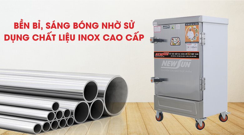 Bền bỉ lâu dài nhờ được làm từ chất liệu inox cao cấp Bền bỉ lâu dài nhờ được làm từ chất liệu inox cao cấp