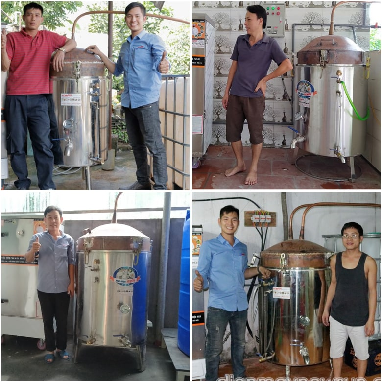 Nồi nấu rượu lõi đồng được nhiều khách hàng lựa chọn