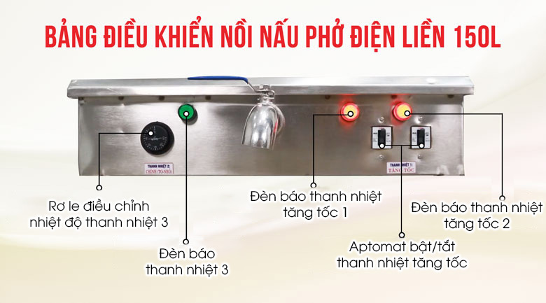Bảng điều khiển thông minh, dễ dàng sử dụng