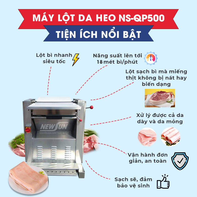 Máy lột bì lợn QP500 - Giải pháp lột da heo hiệu quả hàng đầu Máy lột bì lợn QP500 - Giải pháp lột da heo hiệu quả hàng đầu