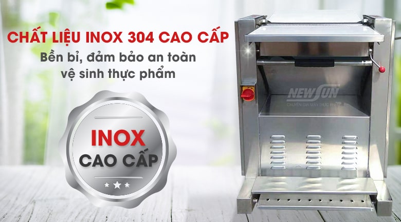 Chất liệu inox cao cấp, bền bỉ Chất liệu inox cao cấp, bền bỉ