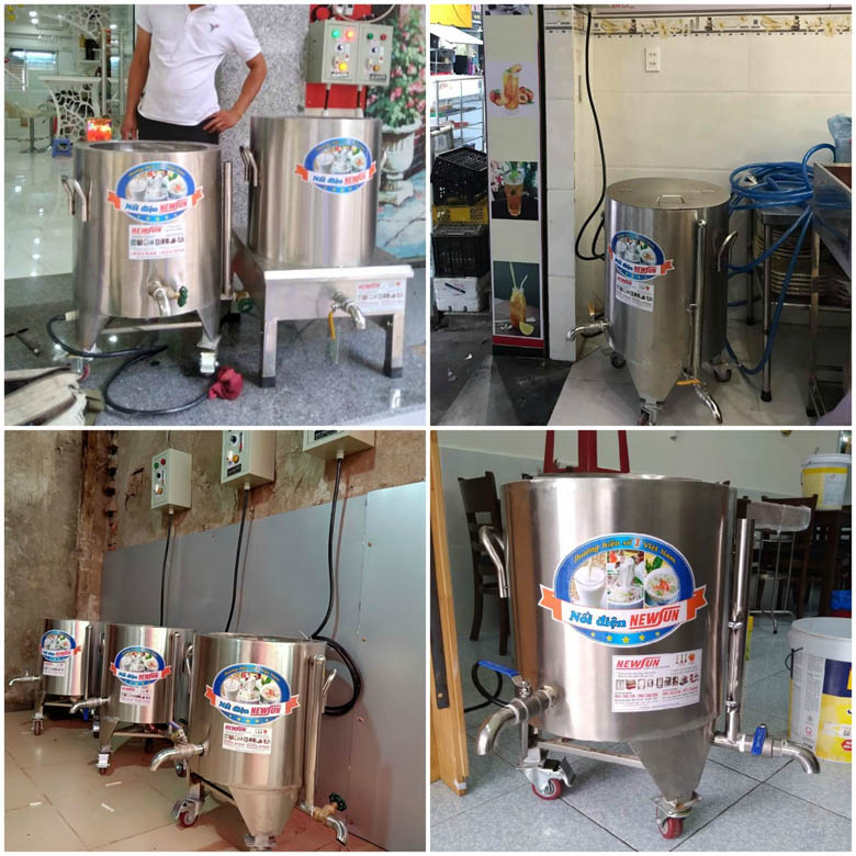 Khách hàng sử dụng nồi nấu chè điện NEWSUN