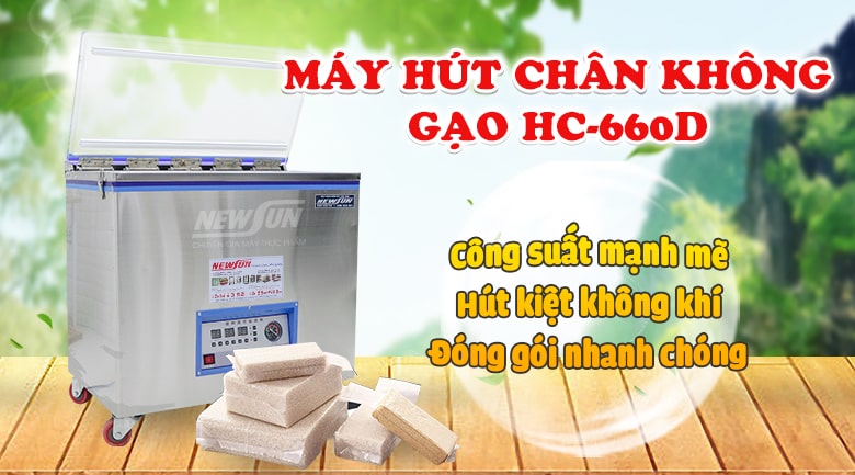 Máy hút chân không gạo HC-660D - Điện máy thực phẩm NEWSUN