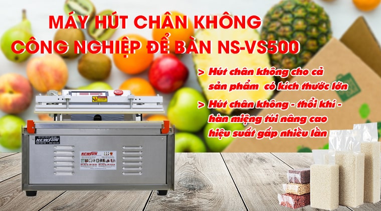 Máy ép chân không vòi ngoài VS500 NEWSUN Máy ép chân không vòi ngoài VS500 NEWSUN