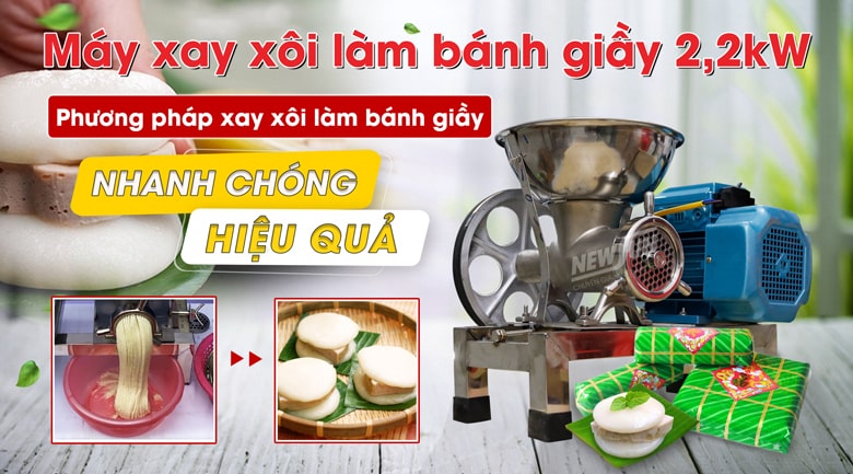 Máy xay xôi làm bánh giầy 2,2kW