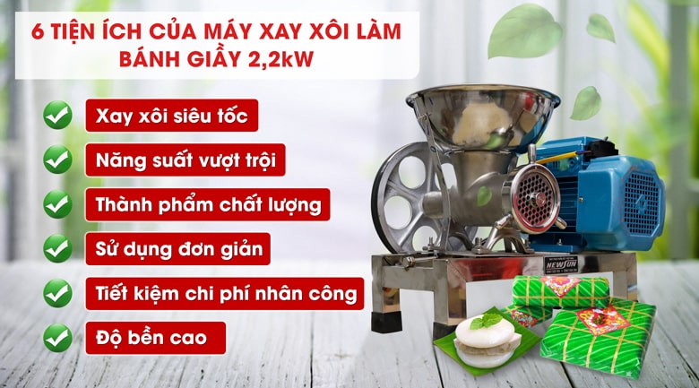 Giải pháp hoàn hảo thay thế cách giã xôi thủ công