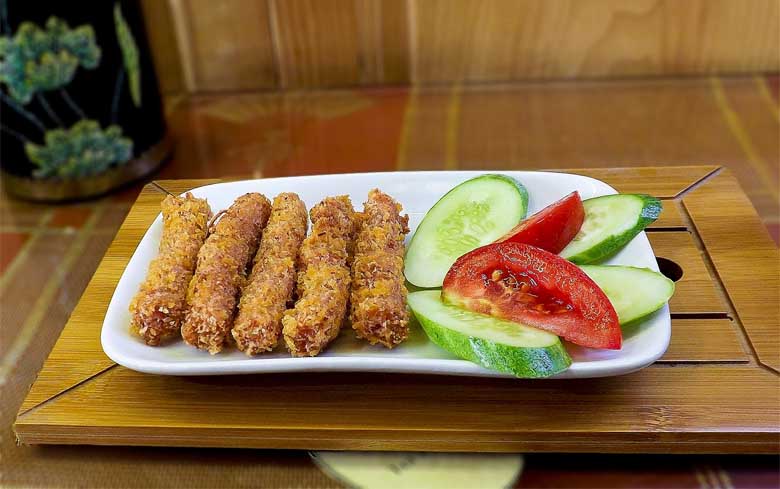 Những chiếc nem rán thơm ngon, đều kích cỡ