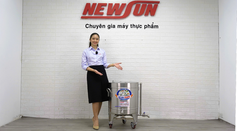 Thực tế nồi nấu chè bằng điện 50 lít NEWSUN