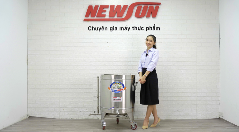 Thực tế nồi nấu chè bằng điện 80 lít NEWSUN