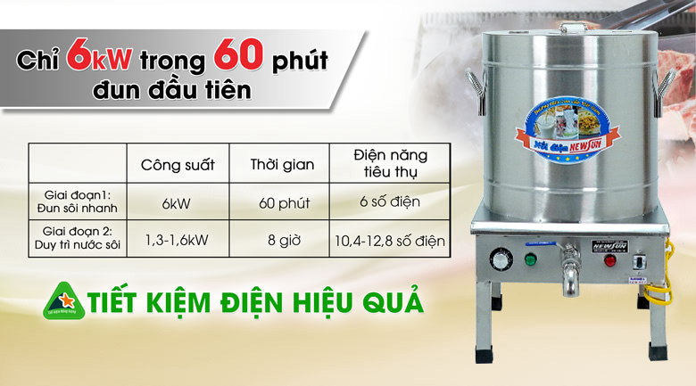 Nồi nấu phở 80 lít tiết kiệm điện Nồi nấu phở 80 lít tiết kiệm điện