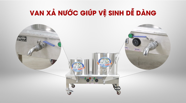 Van xả đáy tiện lợi