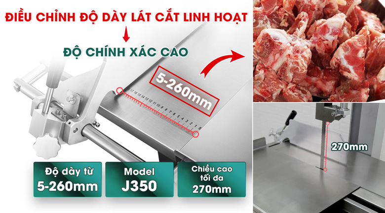 Điều chỉnh độ dày lát cắt linh hoạt
