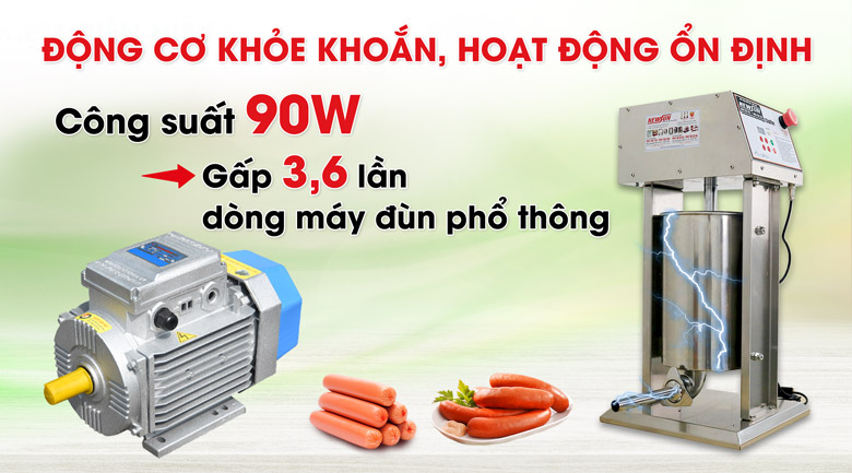 Động cơ công suất cao, hoạt động khỏe khoắn Động cơ công suất cao, hoạt động khỏe khoắn