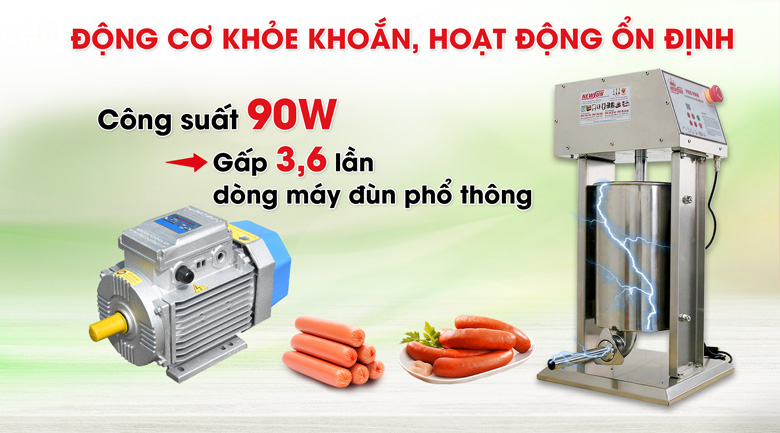 Động cơ công suất cao, hoạt động khỏe khoắn Động cơ công suất cao, hoạt động khỏe khoắn