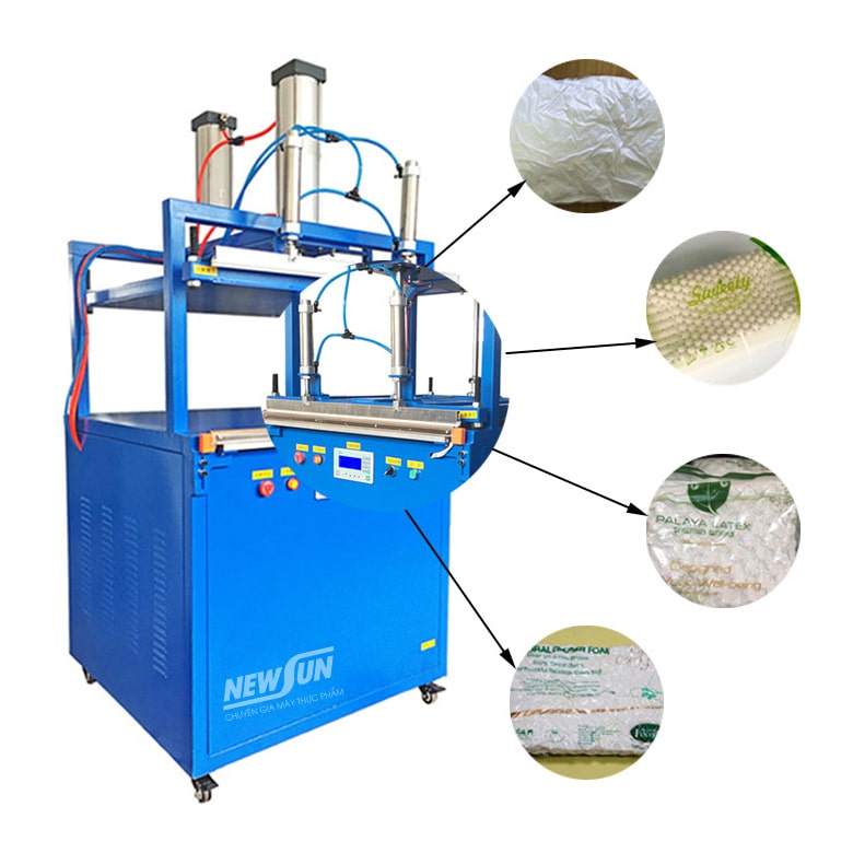 Ép chân không nhiều loại sản phẩm khác nhau Ép chân không nhiều loại sản phẩm khác nhau