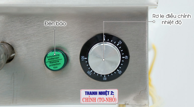 Bảng điều khiển liền nồi điều chỉnh nhiệt độ linh hoạt