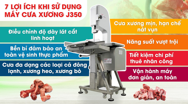 Lợi ích khi sử dụng máy cưa xương J350