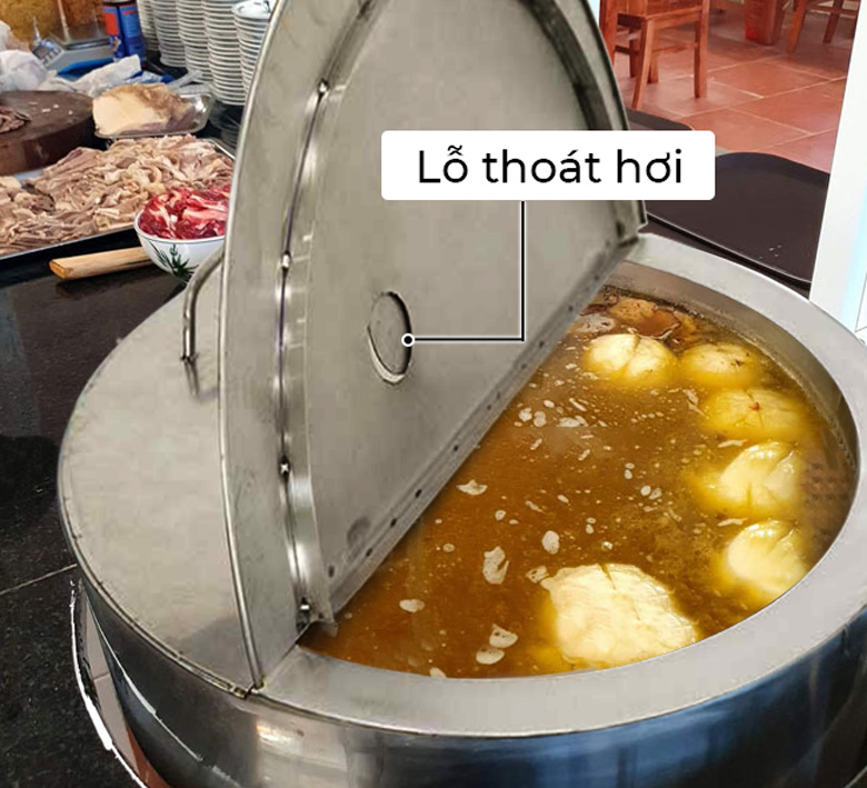 Nước dùng ngon ngọt, không bị đục Nước dùng ngon ngọt, không bị đục